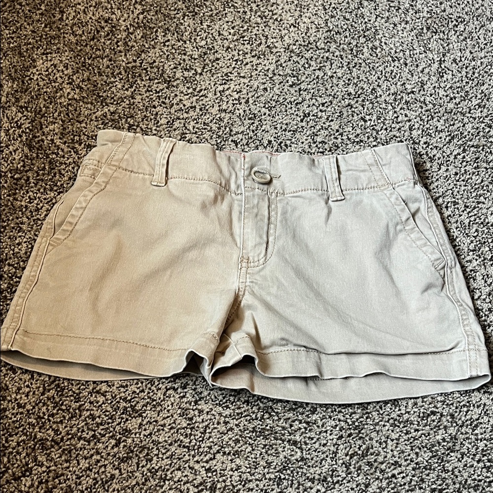 Maurices Beige/Tan Women's Casual Cotton Blend Shorts